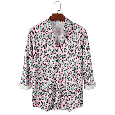 Camisas Estilo Hong Kong con Estampado - Manga Larga Casual para Hombre y Mujer - Image 10