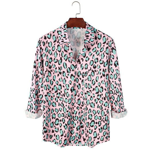 Camisas Estilo Hong Kong con Estampado - Manga Larga Casual para Hombre y Mujer - Image 10
