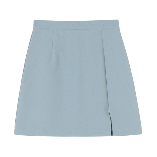 Falda A-línea de Cintura Alta Dividida - Silueta Elegante Multiusos - Image 8