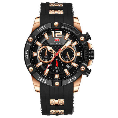 Reloj Deportivo de Cuarzo para Hombre con Banda de Silicona - Image 3