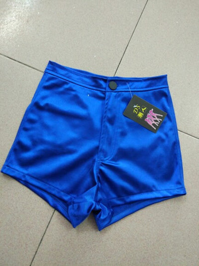 Shorts Retro de Cintura Alta con Bolsa Lateral para Cantantes - Image 10