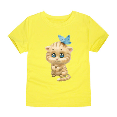 Playera Infantil con Estampado de Animales por Transferencia de Calor - Image 21