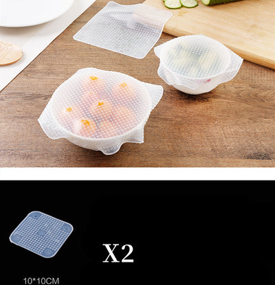 Film Elástico de Silicona Reutilizable para Alimentos - Cubierta Universal para Microondas y Refrigerador - Image 7