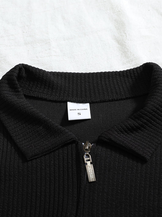 Polo Manga Larga con Cuello Solapa y Botones para Hombre - Image 42