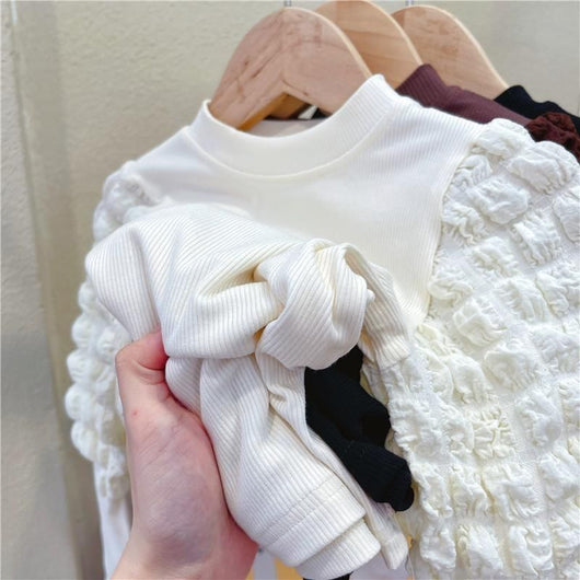Blusa Blanca con Mangas Abullonadas - Image 2