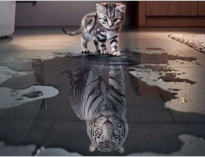 Pintura de Diamantes - Tigre Bebé - Image 7