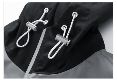 Chaqueta Hoodie Patchwork Retro Suelta y Casual - Image 28