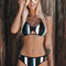 Bikini de Rayas Verticales Estilo Europeo y Americano