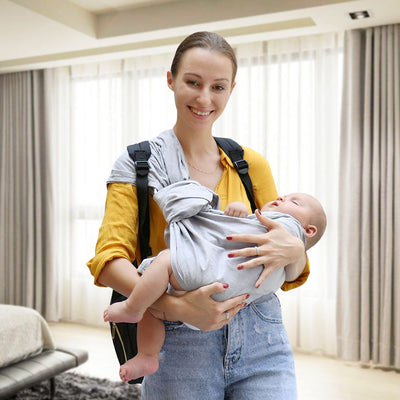 Faja Ergonómica Portabebés Multifuncional Ligera para Recién Nacidos - Image 19
