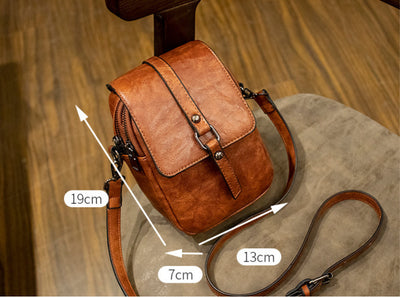 Bolso Bandolera Retro para Mujer - Bolsa de Hombro Único para Teléfono y Accesorios - Image 7