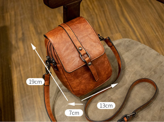 Bolso Bandolera Retro para Mujer - Bolsa de Hombro Único para Teléfono y Accesorios - Image 7