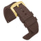 Marrón Dorado Buckle 20 Mm
