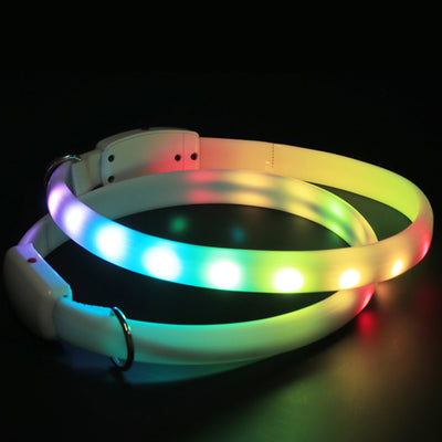 Collar LED Luminoso para Mascotas - Seguridad Nocturna Antiextravío - Image 4