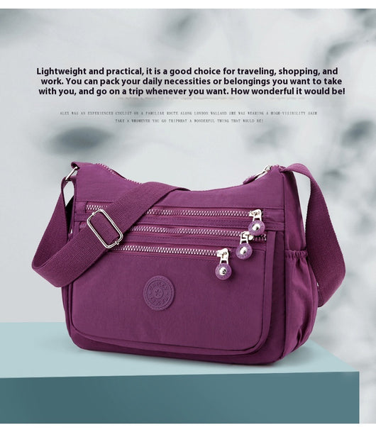 Bolsa Mensajera Unisex Nylon Ligera - Diseño Minimalista y Funcional - Image 18