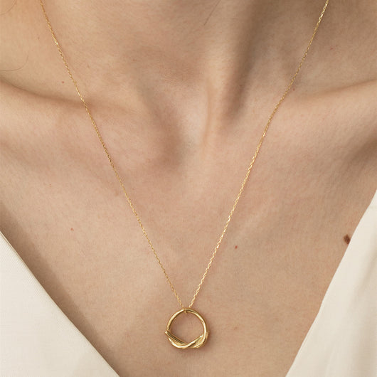 Cadena Dorada de Clavícula Elegante - Diseño Versátil de Lujo