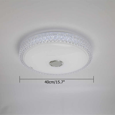 Lámpara LED Inteligente Redonda con Control Remoto - Diseño Minimalista para Dormitorio - Image 11