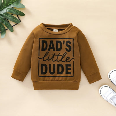 Sudadera Gris para Niños con Estampado de Letras - Image 6
