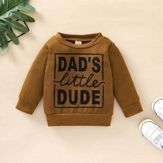 Sudadera Gris para Niños con Estampado de Letras - Image 6