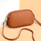 Bolsa Bandolera Cuadrada de Cuero Premium - Diseño Minimalista Versátil