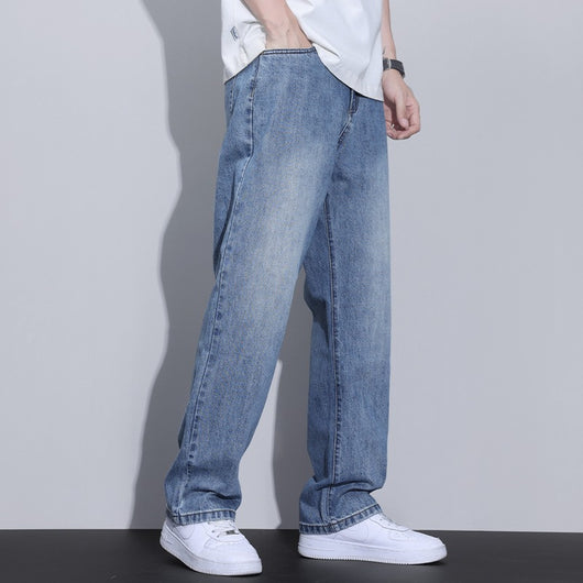 Pantalones Rectos Estilo Retro Americano con Forro Polar para Hombre - Image 12
