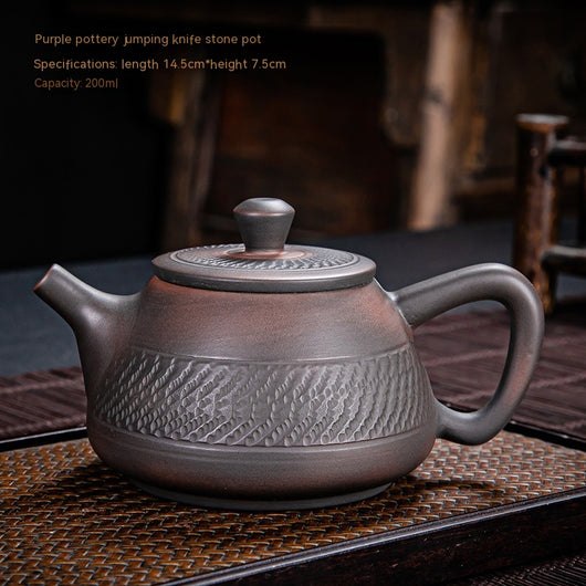 Juego de Té Kung Fu en Cerámica de Arcilla Púrpura - Image 7