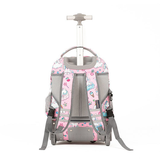 Mochila Escolar Trolley Estilo Coreano para Niños y Estudiantes - Image 3