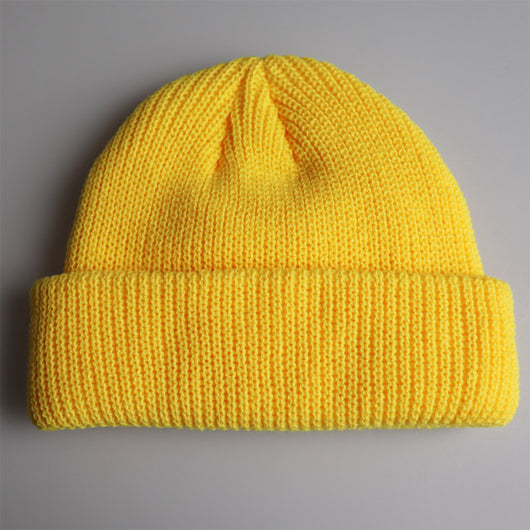 Gorro de Lana Tejida con Detalle de Cuero Melón para Hombre y Mujer - Image 15