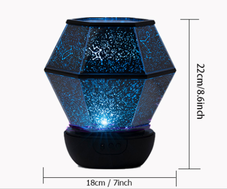 Proyector de Cielo Estrellado Rotativo para Habitación Infantil - Luz Nocturna Romántica - Image 7