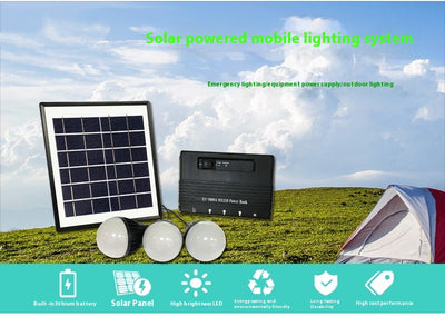Generador Solar Portátil con Luz LED para Exterior - Image 6