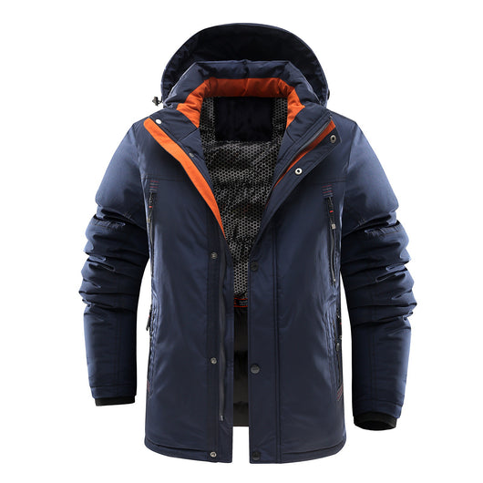 Abrigo Acolchado para Hombre - Chaqueta Térmica de Algodón Grueso - Image 7