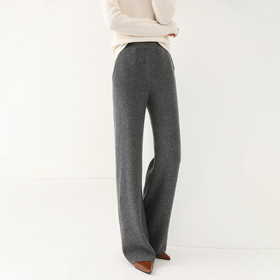 Pantalón de Punto Cintura Alta Grueso Multiuso - Image 10