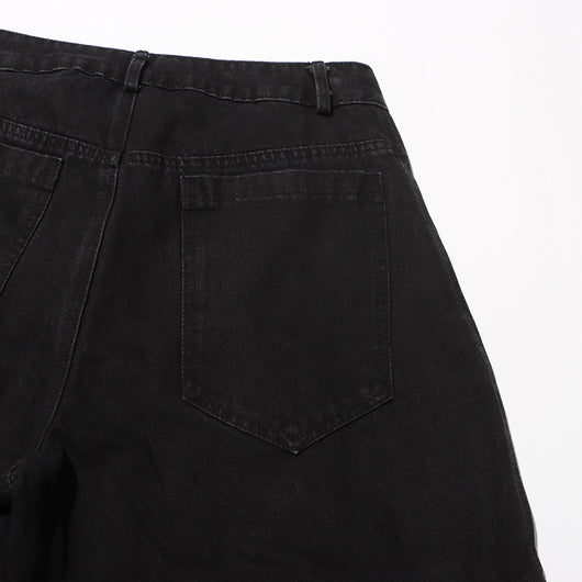 Jeans Talle Alto Irregular con Botones Desmontables - Image 35