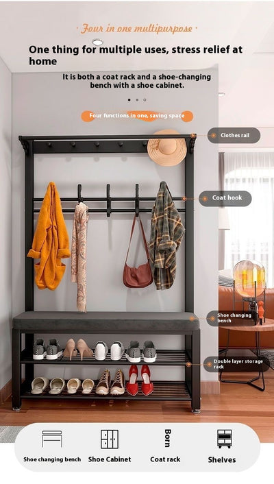 Perchero Zapatero Multifuncional Moderno para Entrada y Dormitorio - Image 25