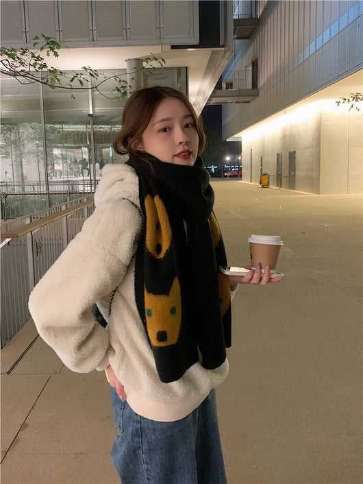 Bufanda Oso Kawaii Japonés para Mujer - Suave, Cálida y Versátil - Image 31
