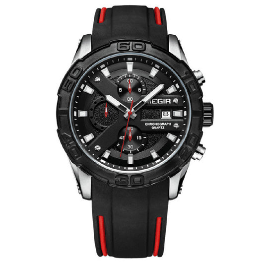 Reloj Deportivo Cronógrafo Multifunción con Calendario y Esfera Luminosa - Image 6