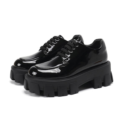 Zapatos Plataforma Sweet Cool - Cuero Genuino para Otoño e Invierno - Image 8