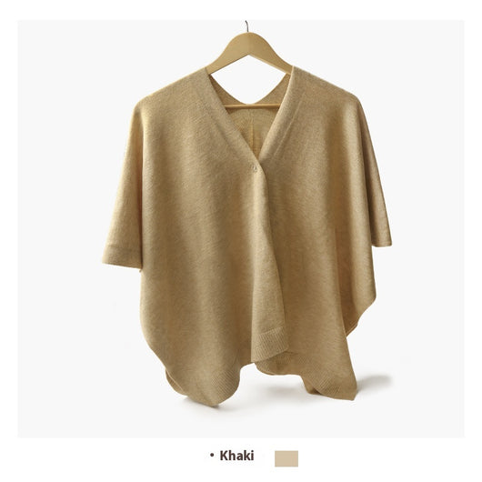 Cardigan Tejido Versátil de Color Liso - Abrigo de Viaje Elegante - Image 13