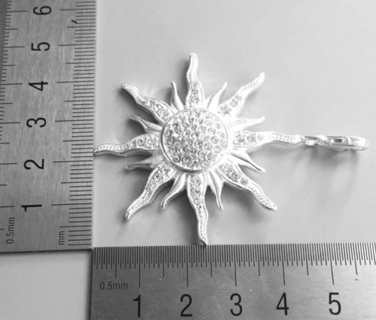Colgante Tribal Sol en Plata 925 Esterlina - Image 2