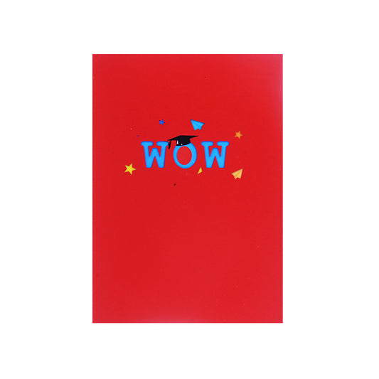 Tarjeta de Felicitación Emergente con Impresión a Color para Graduación - Image 2
