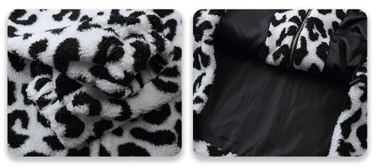 Abrigo de Algodón Estampado Leopardo Tide para Hombre - Image 10