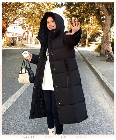 Chaqueta Acolchada de Algodón Grueso - Estilo Coreano Impermeable al Frío - Image 7