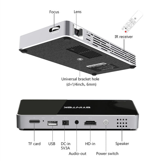 Proyector Portátil Benying P10 Recargable - Image 12