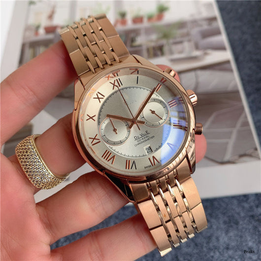 Reloj Casual de Acero Inoxidable con Calendario y Múltiples Funciones - Image 13