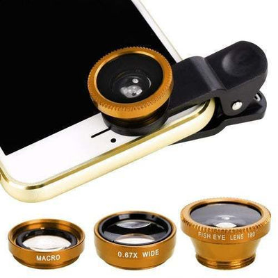 Kit de Lentes para Celular 3 en 1: Gran Angular, Macro y Ojo de Pez - Image 11