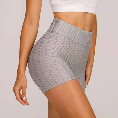 Shorts de Yoga Bubble con Jacquard - Ajuste Cadera Perfecto para Fitness - Image 14