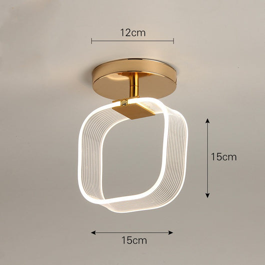 Lámpara de Techo Minimalista Luxury con Guía de Línea para Porche - Image 16