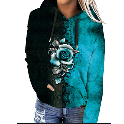 Abrigo Sudadera Estampado Suelto con Capucha para Otoño e Invierno - Image 11