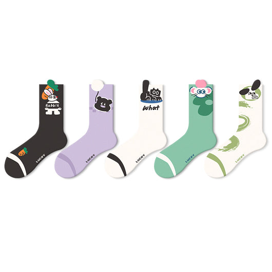 Calcetines Finos Medianos para Mujer - Diseño Adorable y Cómodo - Image 8