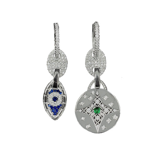 Aretes Asimétricos Dorados con Diseño de Cerdo - Image 10