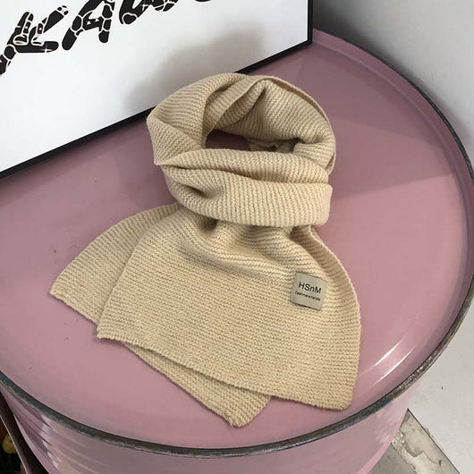 Bufanda Tejida Suave en Colores Lisos - Abrigo Versátil para Mujer - Image 16